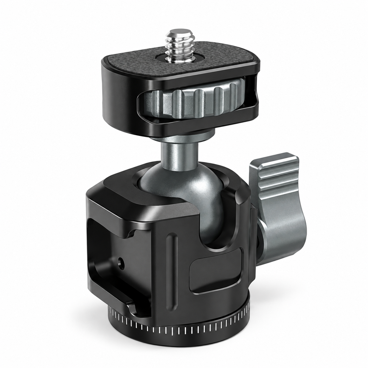 Leaplight Hydraulic Ball Head Double Panoramic Multi-functional With Handle Quick Release Plate Tripod Head For Camera Phone