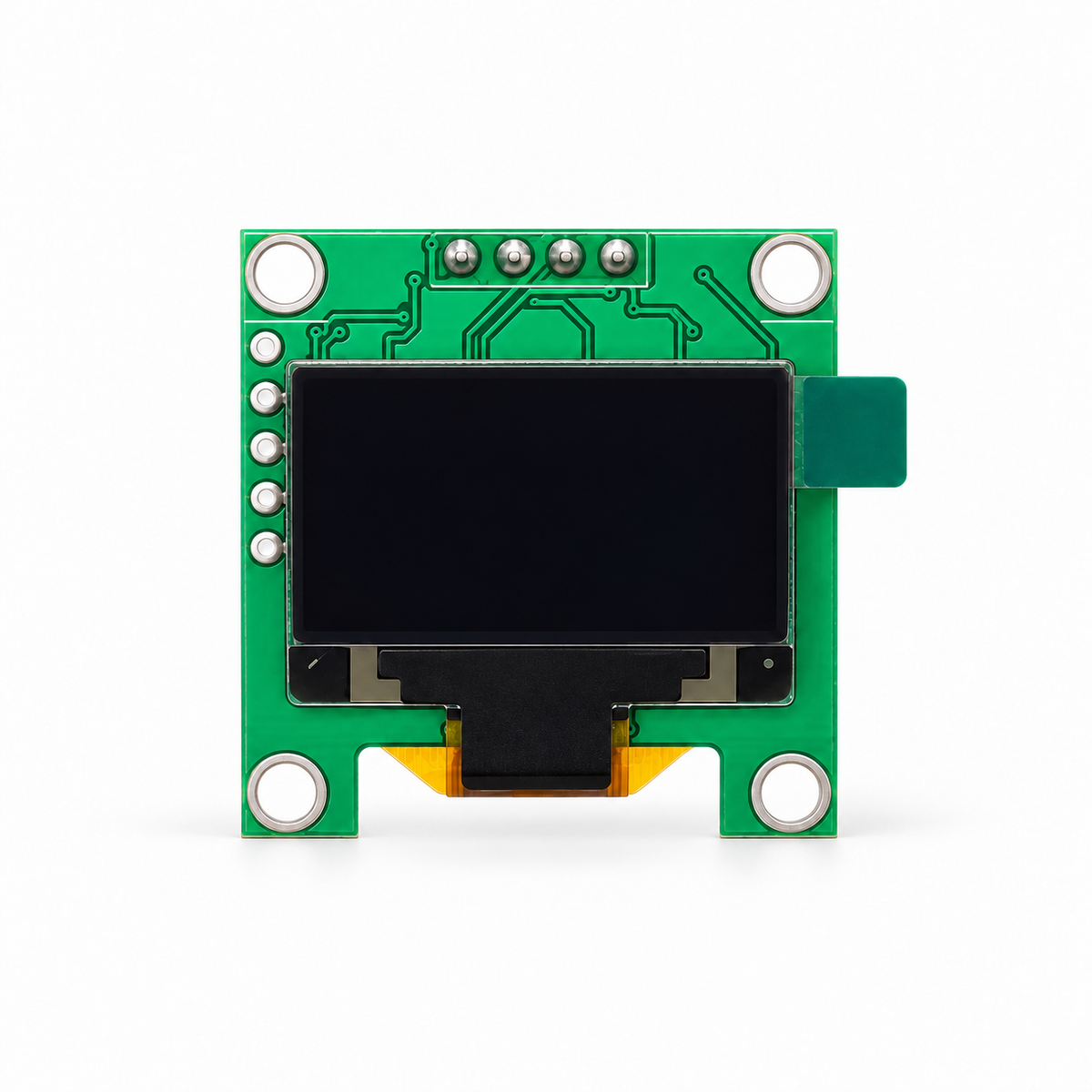 0.96" OLED Music Spectrum Display Analyzer Stereo Audio Atmosphere Light Power Amplifier Level Indicator Rhythm VU METER