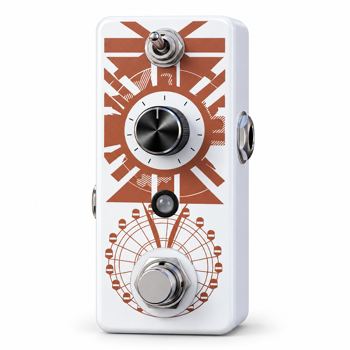 AMUZIK Noise Gate Guitar Pedal Studio‑Grade Noise Suppression Effect Pedal Noisegate Stompbox True Bypass Mini Pedal for El