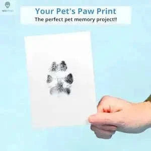 Clean Touch Paw Print Ink Pad – Inkless Keepsake for Pet Paw and Nose Prints-Black