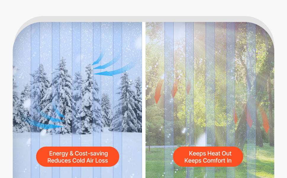 Clear PVC Strip Curtain Roll for Doorways 50–150 ft Heavy Duty-164 ft x 8 in / Poland