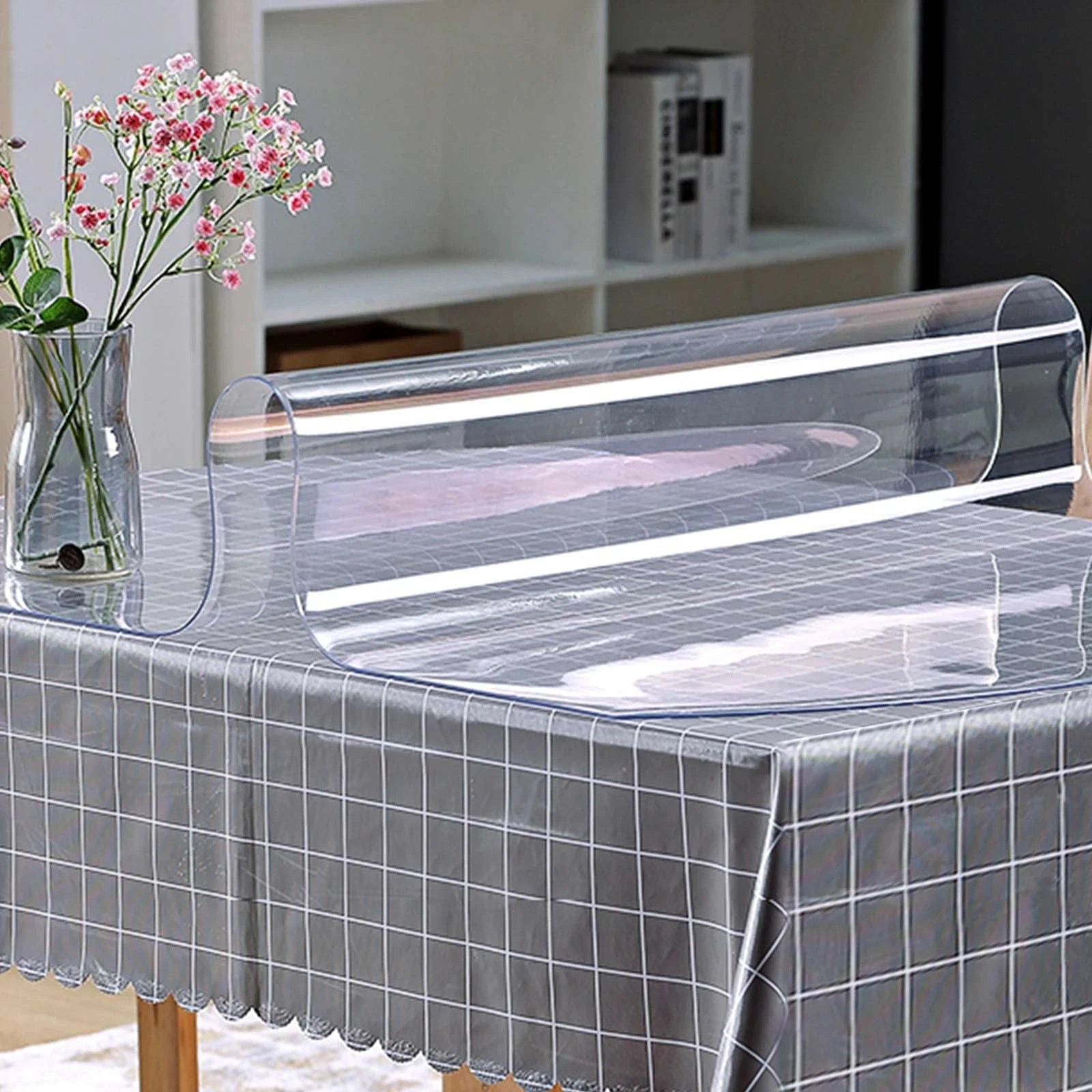 Clear PVC Table Protector 1.5mm Waterproof Desk & Dining Cover-40 x 80 in 1.5mm / United States