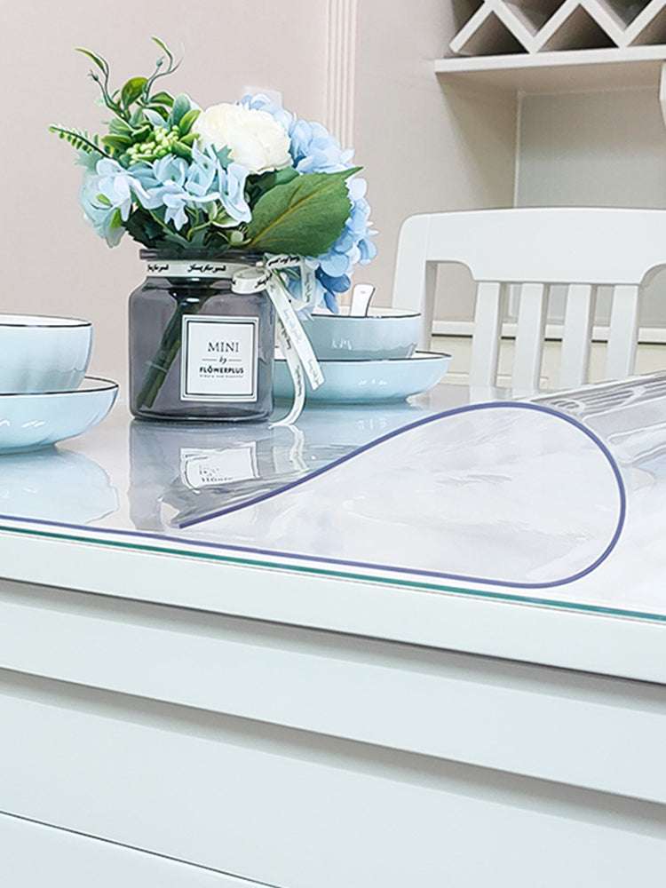 Clear PVC Table Protector Waterproof 1.5mm–2mm Thick Cover-46 x 72 Inch / spain