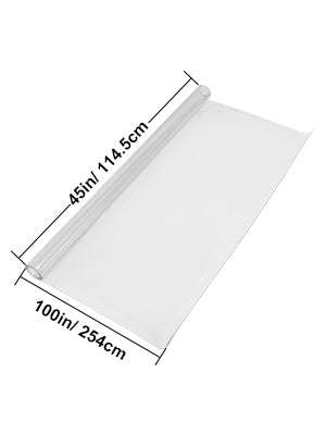 Clear PVC Table Protector Waterproof 1.5mm–2mm Thick Cover-46 x 72 Inch / spain