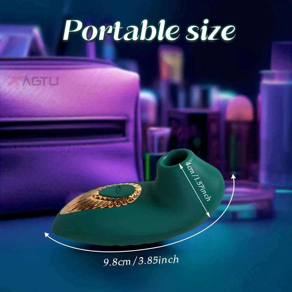 Clit Sucker Vibrator with 10 Intense Modes-GM41-GN / China Mainland