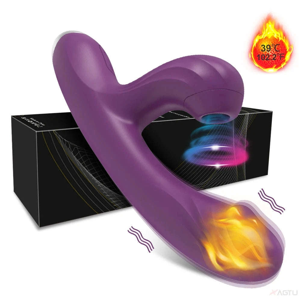 Clitoral Sucking Vibrator with G‑Spot Stimulation-ZD062-RD-BOX
