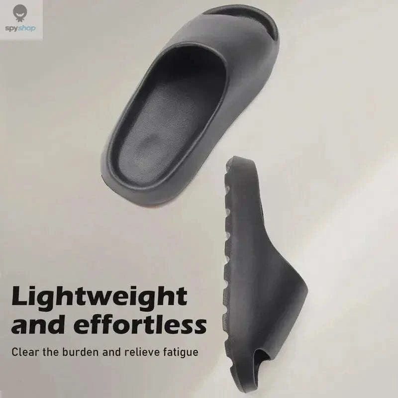 Cloud Slippers Thick-Soled EVA Beach Sandals-Green / 42-43