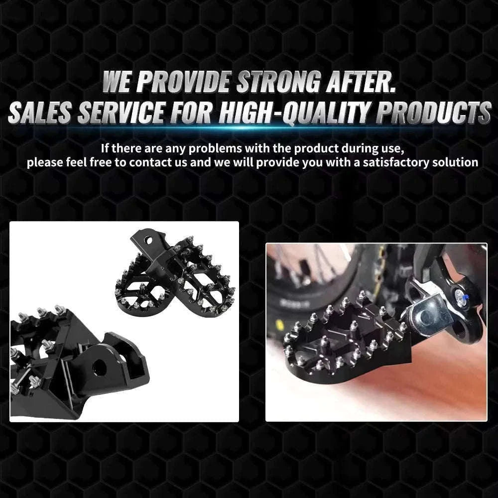 CNC Foot Pegs for Surron, Talaria, CRF Motorcycles-Blue