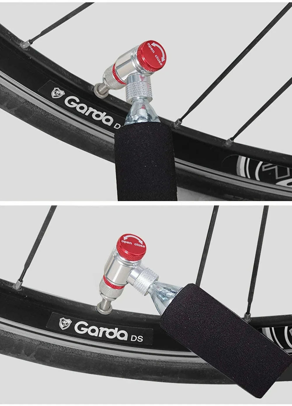 CO2 Pump for Quick Bicycle Tire Inflation-16gX20 Pack / spain