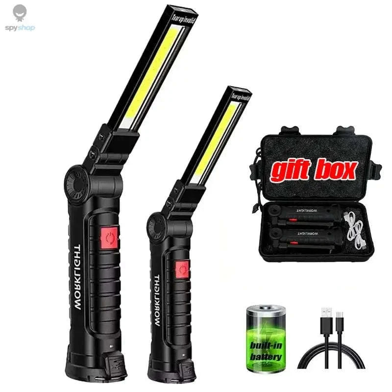 COB LED Work Light USB Rechargeable Inspection Lamp-small 1pc
