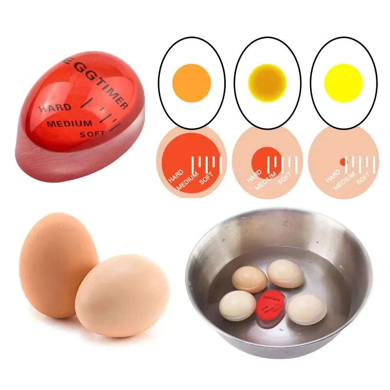 Color Changing Egg Timer for Perfect Boiled Eggs-1 pcs