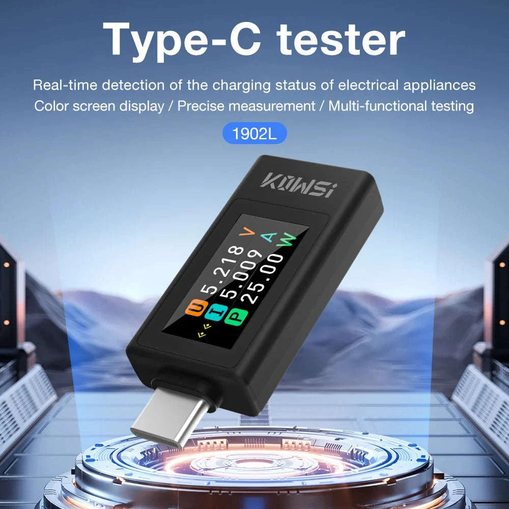 Color Screen Type‑C Tester for Accurate Voltage and Current Monitoring-KWS-2303C / China Mainland
