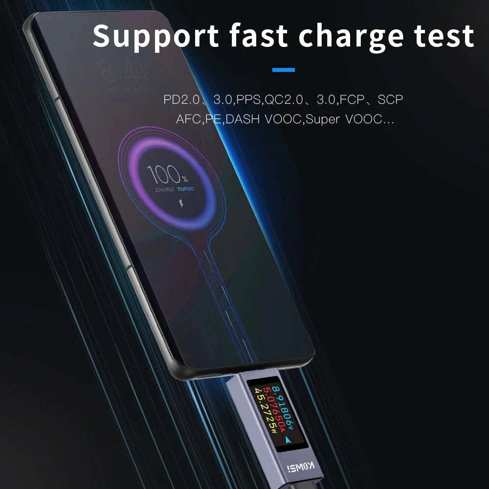 Color Screen Type‑C Tester for Accurate Voltage and Current Monitoring-KWS-2303C / China Mainland