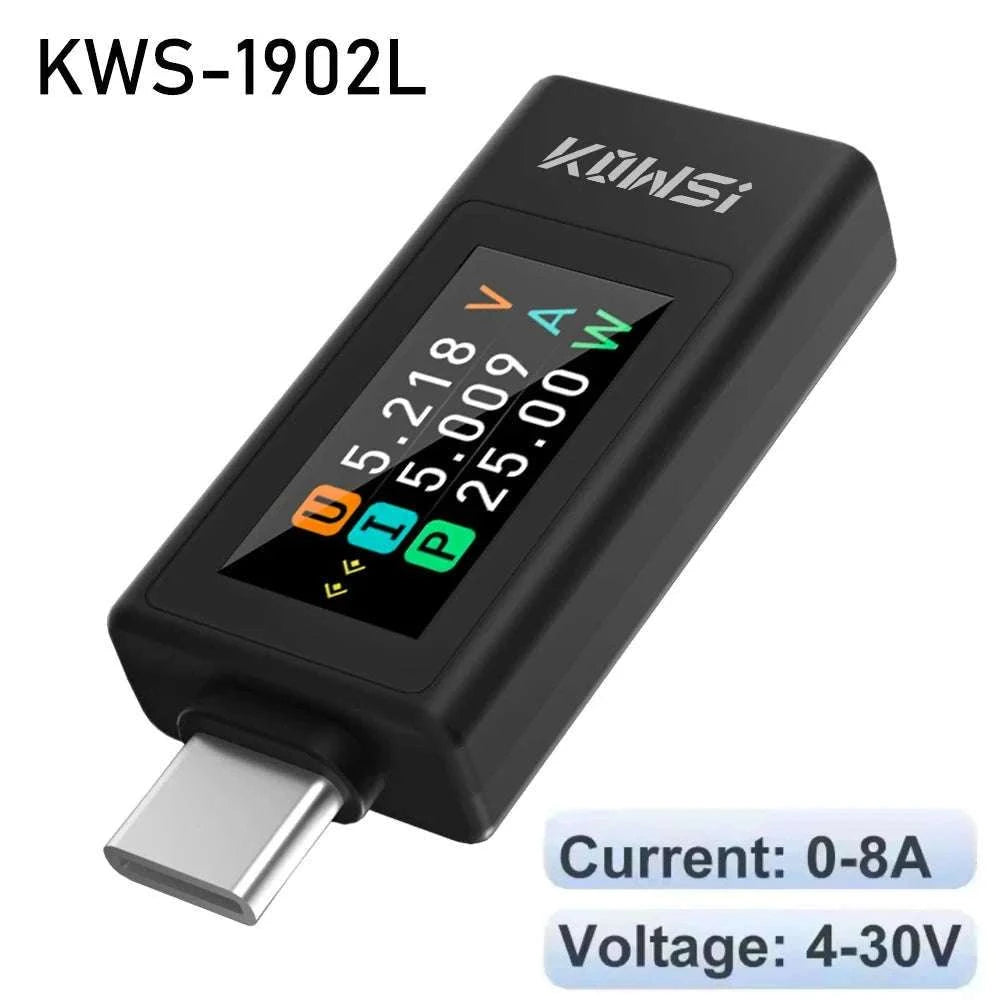 Color Screen Type‑C Tester for Accurate Voltage and Current Monitoring-KWS-2303C / China Mainland