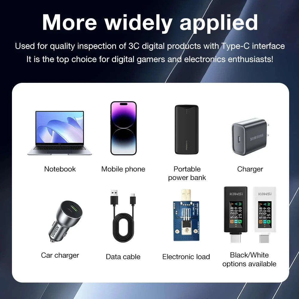 Color Screen Type‑C Tester for Accurate Voltage and Current Monitoring-KWS-2303C / China Mainland