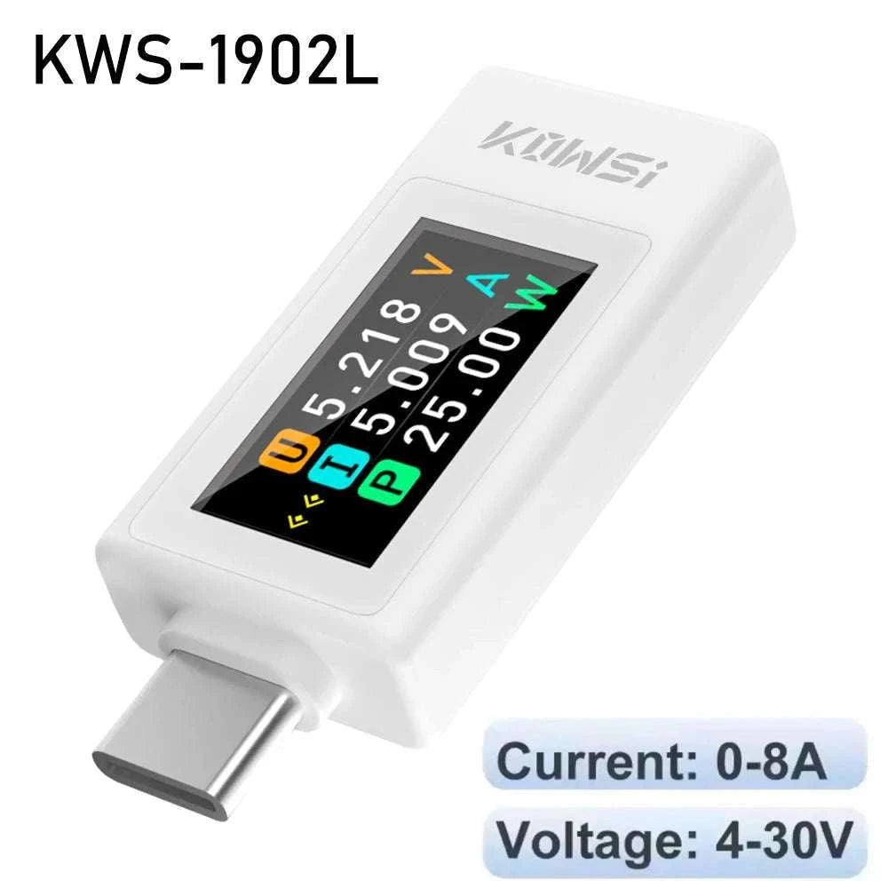 Color Screen Type‑C Tester for Accurate Voltage and Current Monitoring-KWS-2303C / China Mainland
