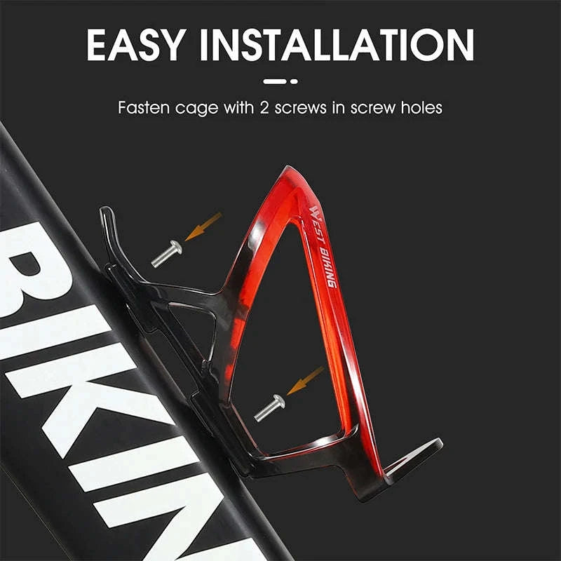 Colorful Gradient Bike Bottle Cage-Black