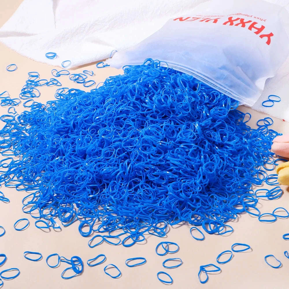 Colorful Mini Hair Ties Bulk Pack-1 / 1000pcs