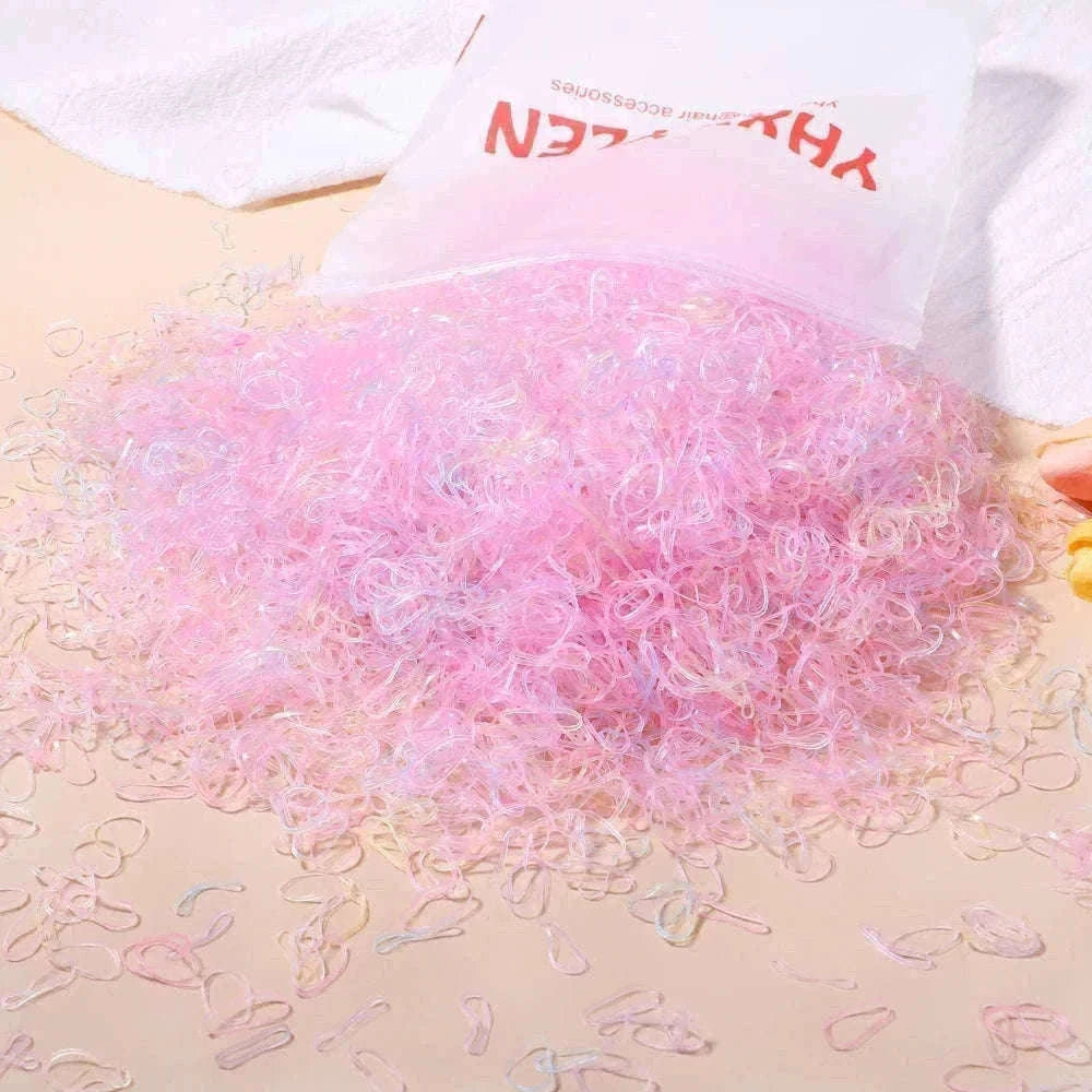Colorful Mini Hair Ties Bulk Pack for Kids' Everyday Styling-