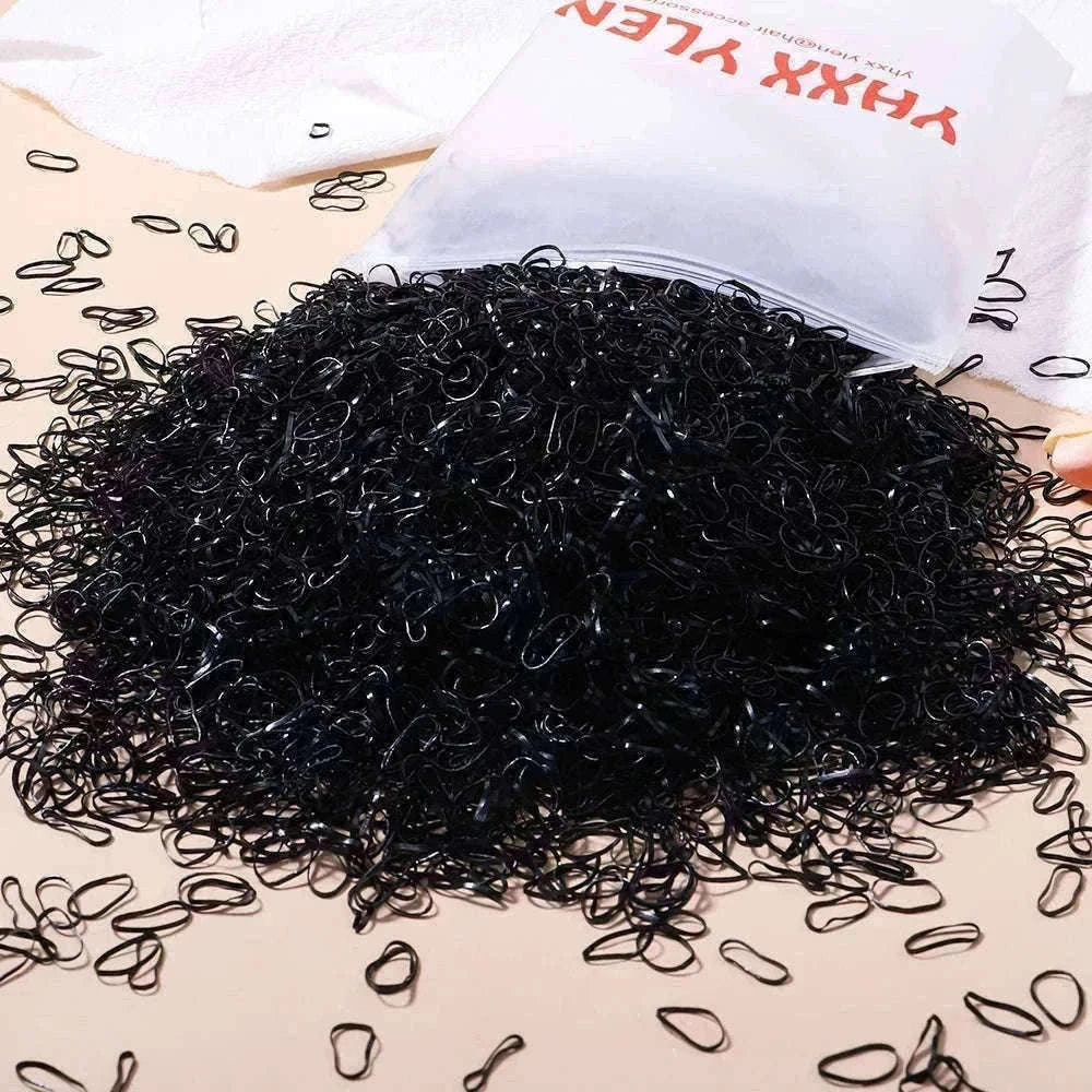 Colorful Mini Hair Ties Bulk Pack for Kids' Everyday Styling-