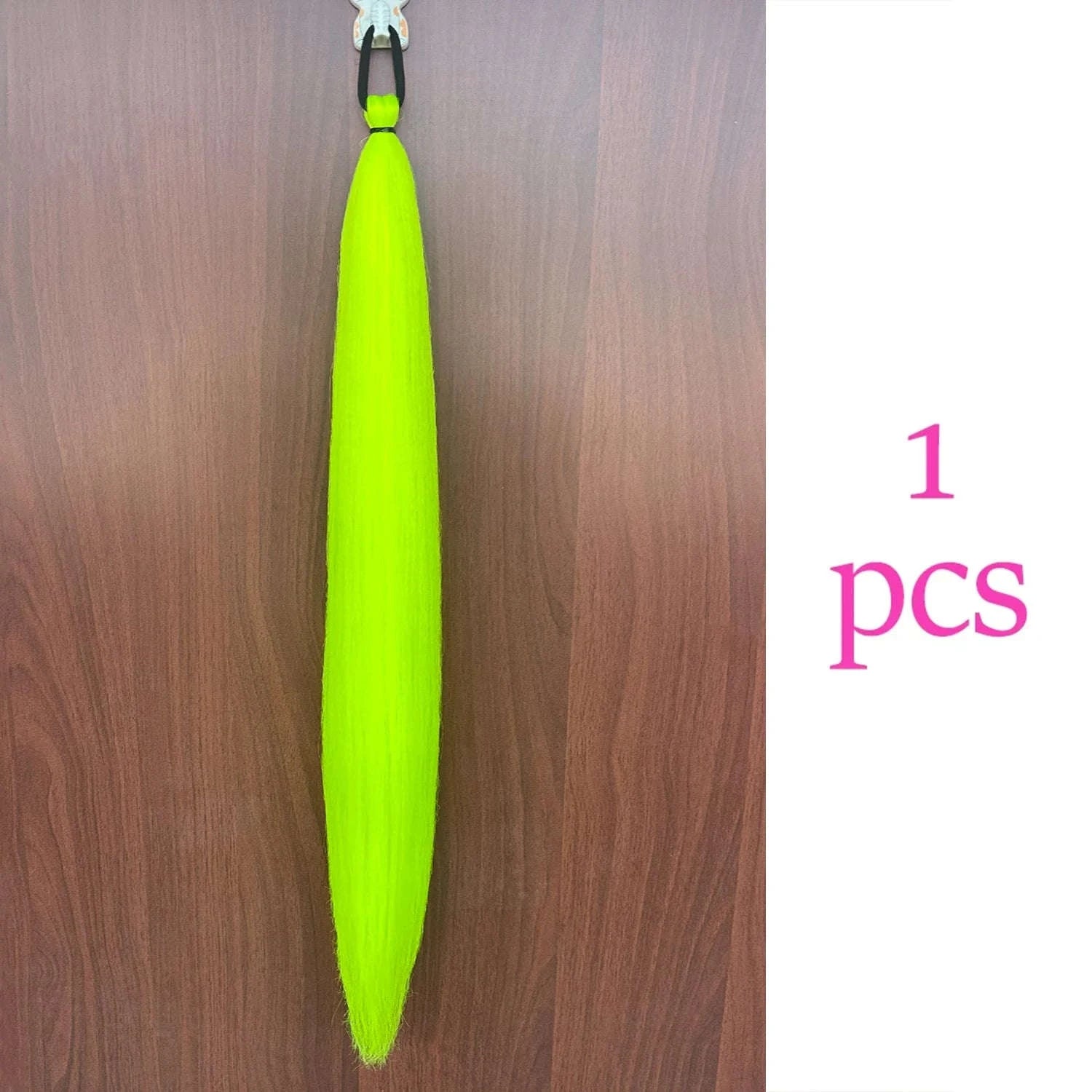 Colorful Ponytail Extension Set – DIY Braided Hairpiece-A16 / 24inches