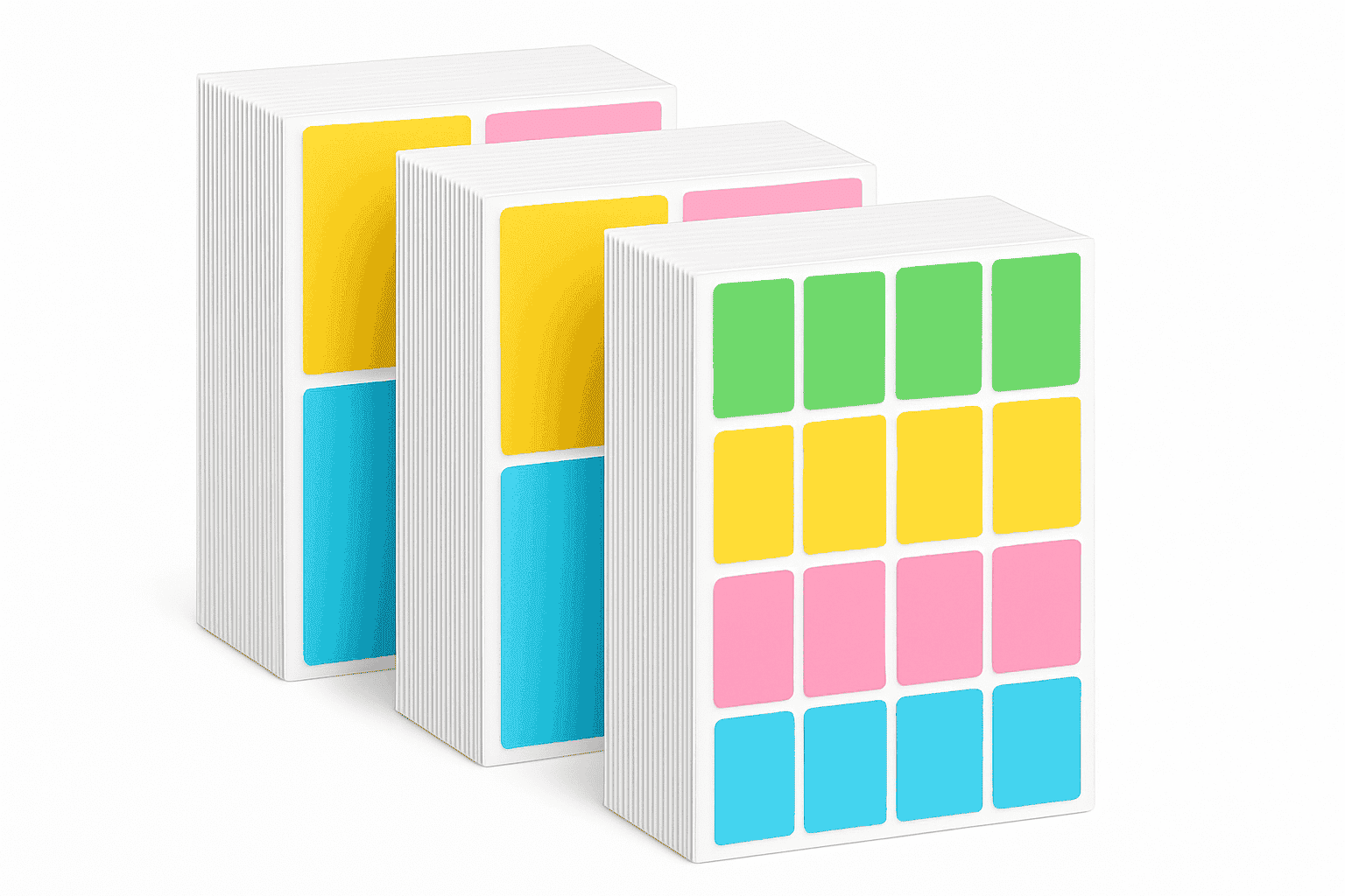 Colorful Waterproof Label Stickers for Easy Organizing-Large