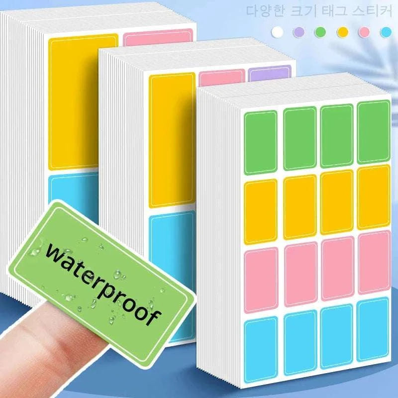 Colorful Waterproof Label Stickers-