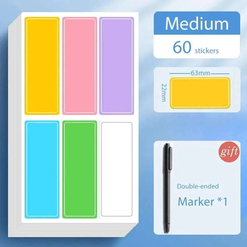 Colorful Waterproof Label Stickers-Large