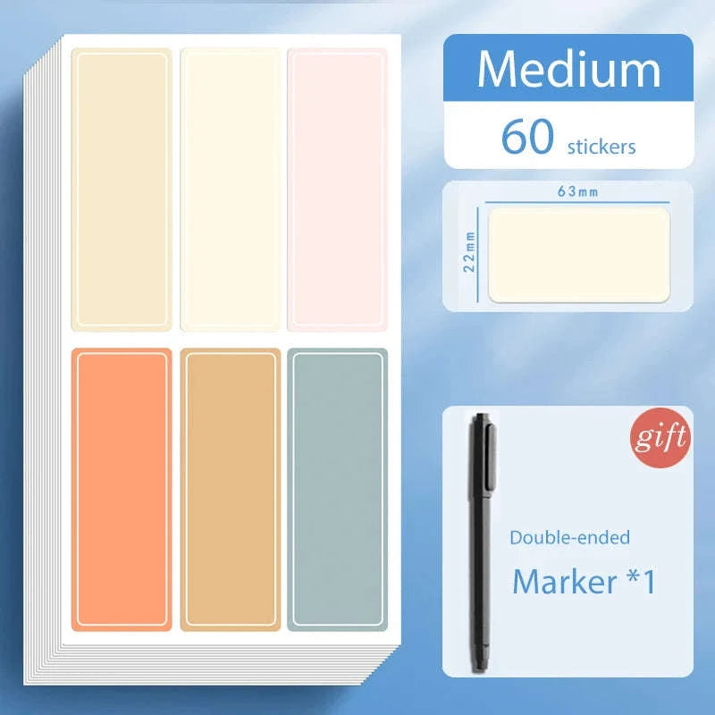 Colorful Waterproof Label Stickers-Large