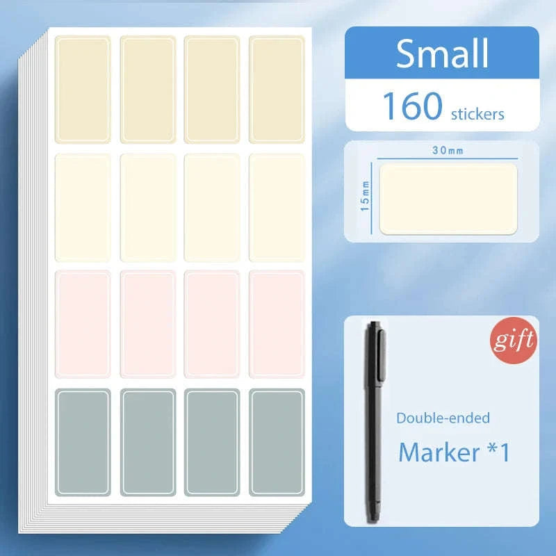 Colorful Waterproof Label Stickers-Large