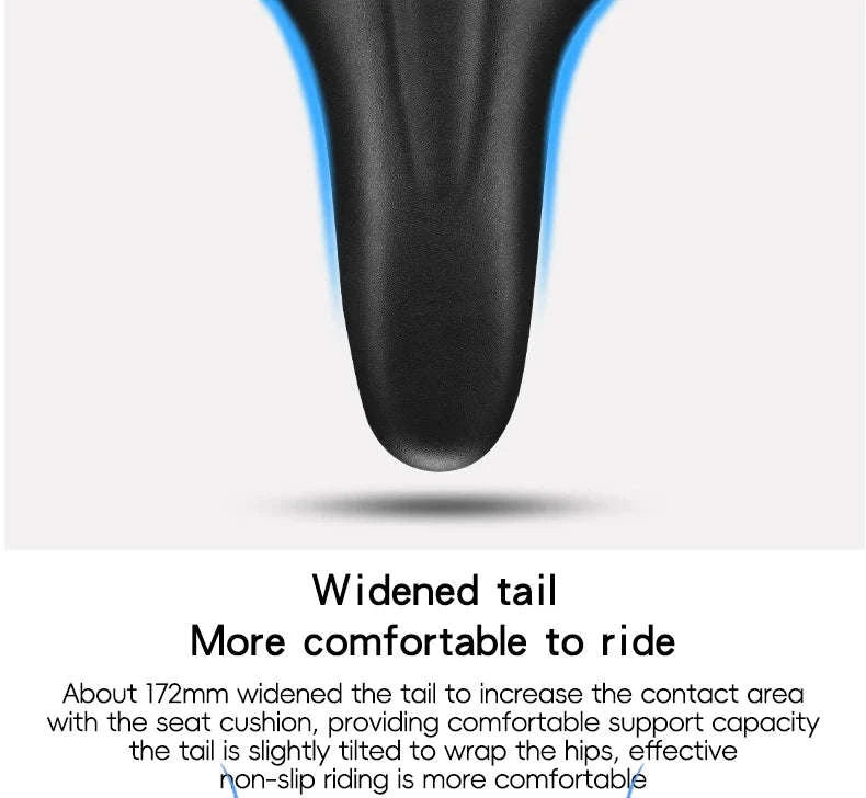 Comfort Shock-Absorbing Bicycle Saddle Waterproof MTB Road Bike Seat-Default Title