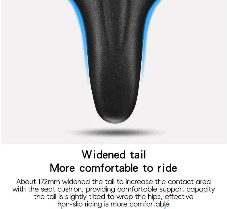 Comfort Shock-Absorbing Bicycle Saddle Waterproof MTB Road Bike Seat-Default Title