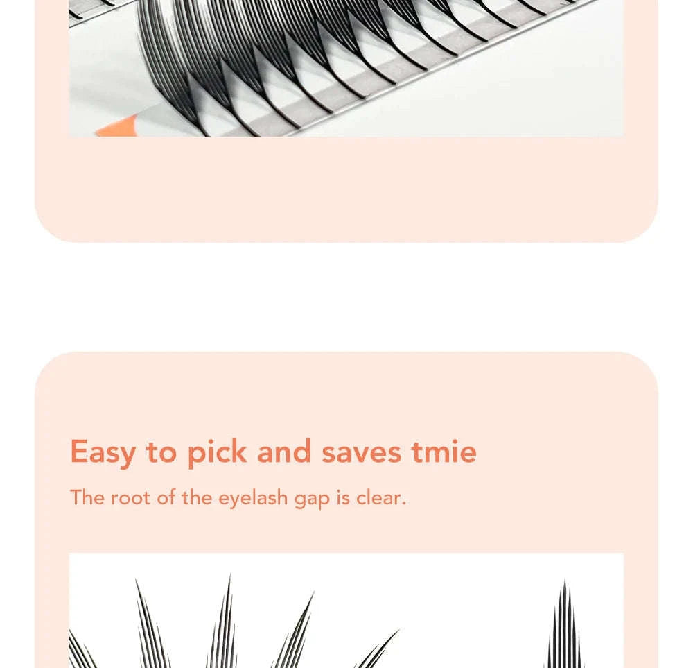 Comic Spire Manga Eyelash Extensions – Super Soft Anime Lashes-A COMIC EYELASH / D / 0.05mm|9-15 Mix|CHINA