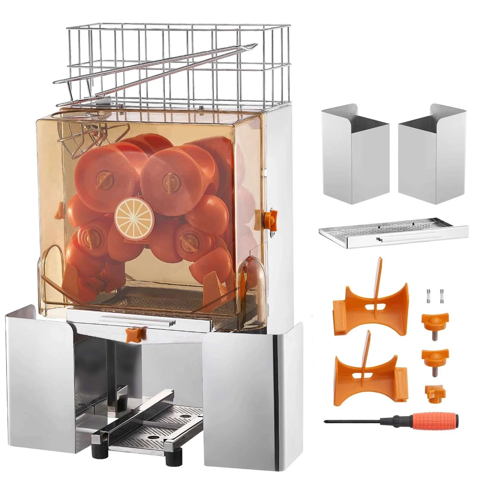 Commercial Automatic Orange Juicer Machine Stainless Steel 20 Oranges/Min-Semi-Automatic / United States
