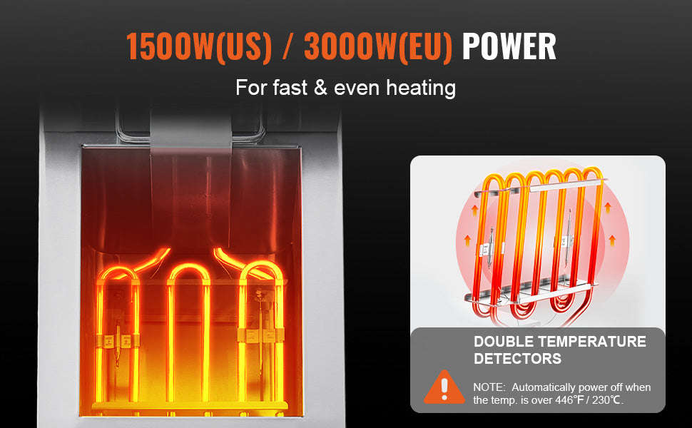 Commercial Deep Fryer Electric Countertop Stainless Steel Single Fryer-Upgraded type / france