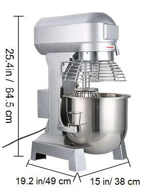 Commercial Dough Mixer 10–30L Stainless Steel Stand Mixer-30L / United States