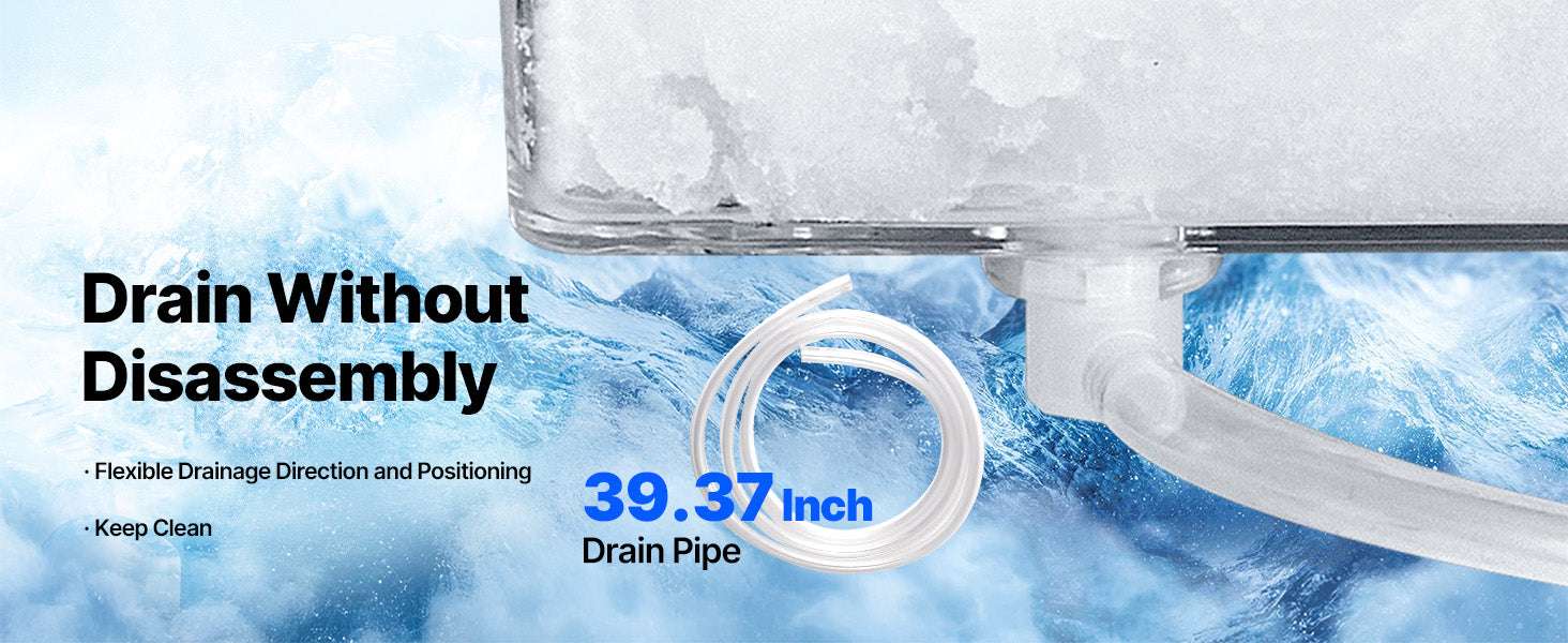 Commercial Ice Crusher 661 lbs/h Electric Snow Cone Machine 350W-Blue / United States
