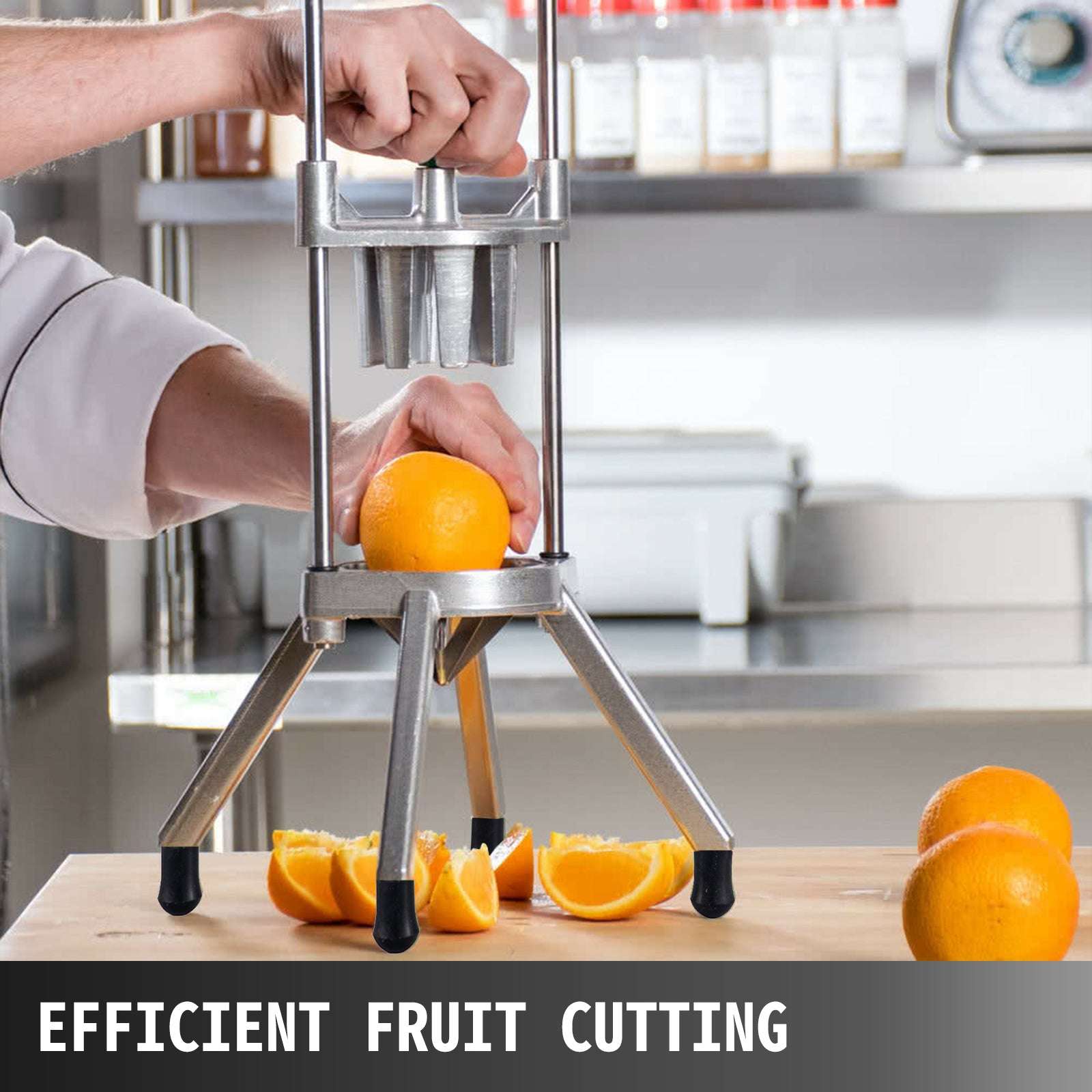 Commercial Lemon Wedge Slicer 4/6/8 Section Fruit Cutter-4-Section / United States
