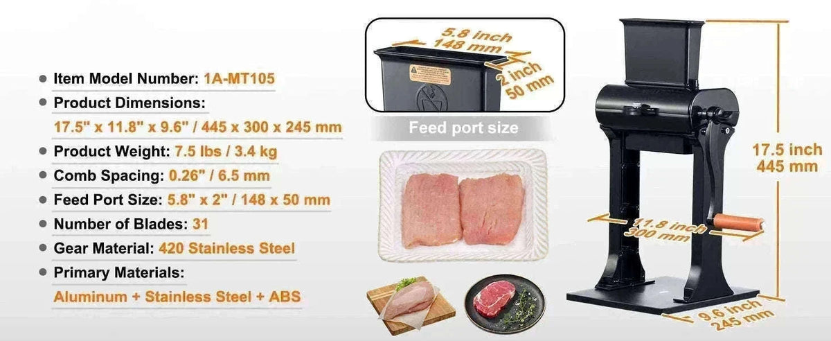 Commercial Manual Meat Tenderizer Machine-CZECH REPUBLIC