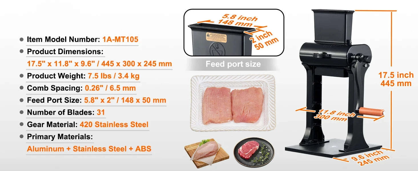 Commercial Manual Meat Tenderizer Machine-CZECH REPUBLIC
