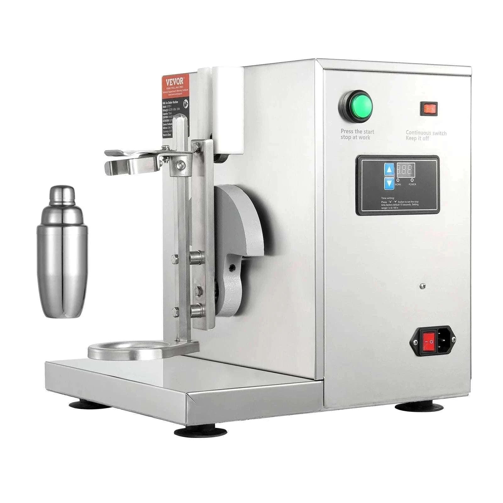 Commercial Milkshake & Milk Tea Shaker Machine 120W Single Head-US 110V