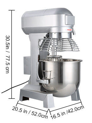 Kommmerciel dejblander 10–30L rustfrit stål standmixer