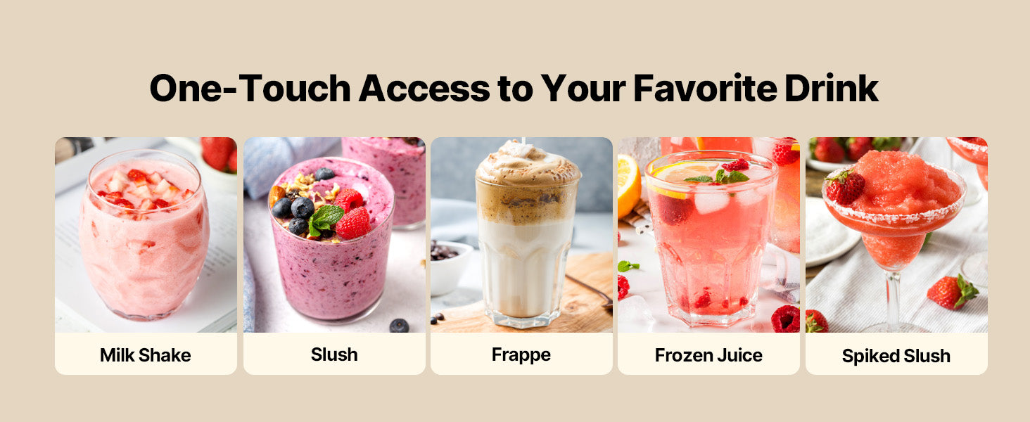 No Ice Slushy Machine with Single Tank for Frozen Drinks