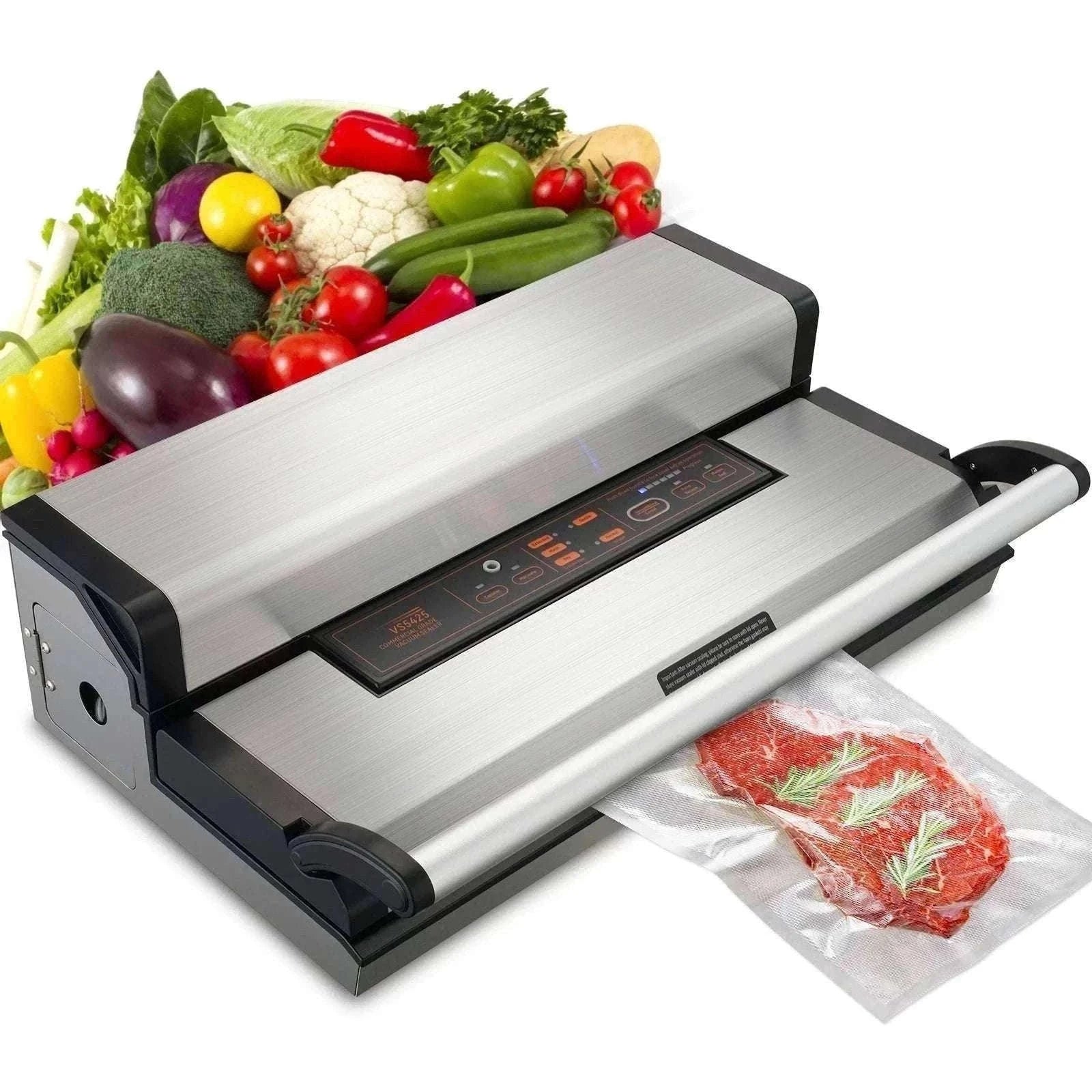 Commercial Vacuum Sealer Machine with Cutter & Bag Storage-30 x 3mm / United States