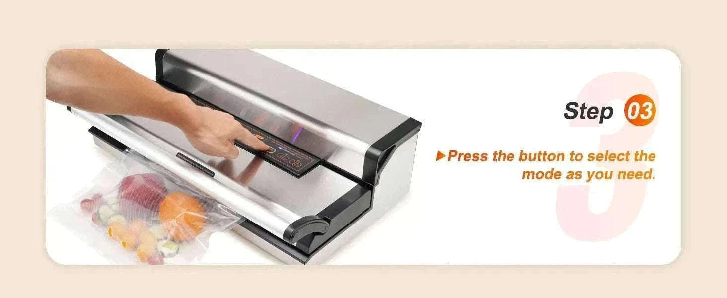 Commercial Vacuum Sealer Machine with Cutter & Bag Storage-30 x 3mm / United States