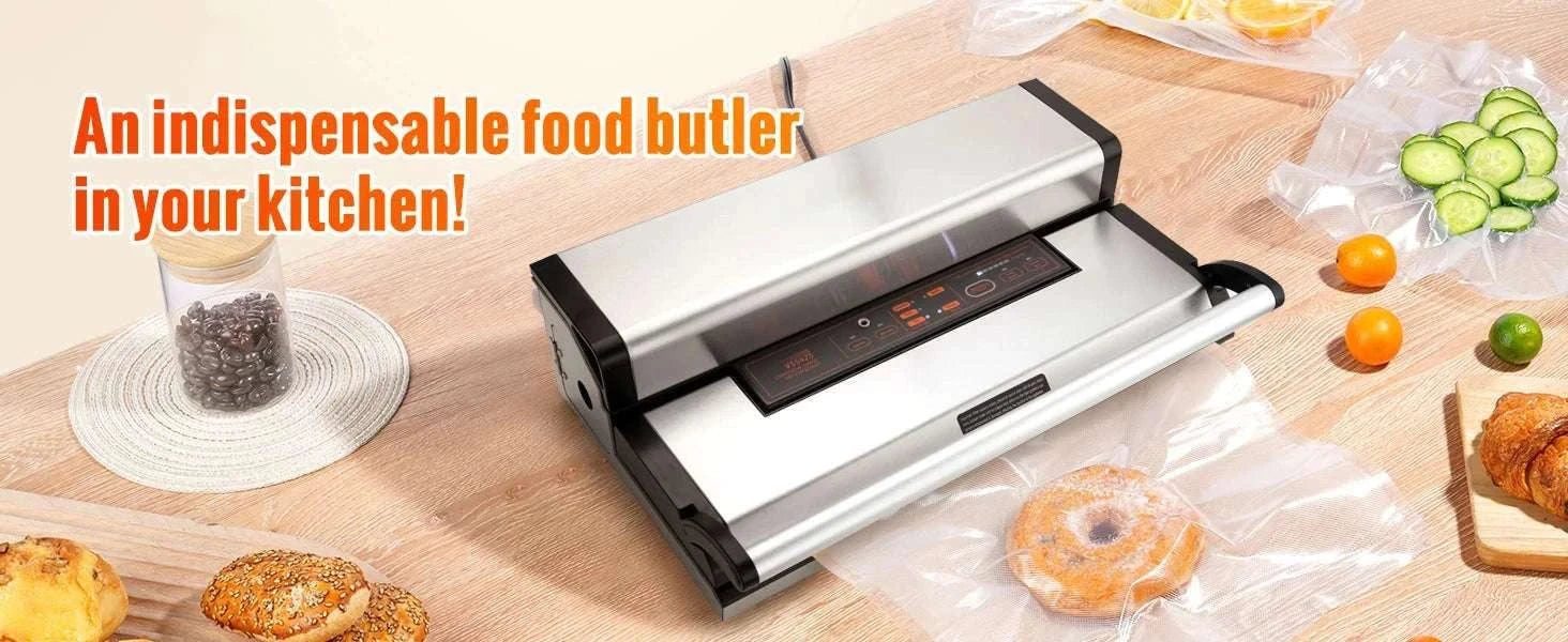 Commercial Vacuum Sealer Machine with Cutter & Bag Storage-30 x 3mm / United States