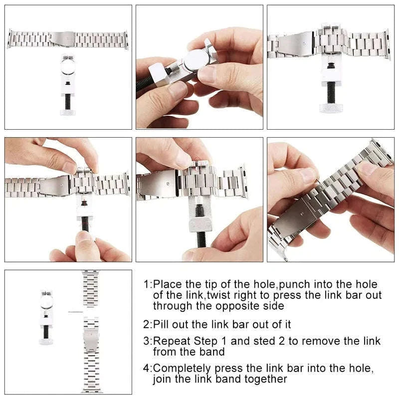 Complete Watch Repair Tool Kit for Battery Replacement & Link Adjustment-149PCS / China Mainland
