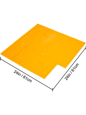 Concrete Stamp Mats 24x24" Set of 4 Stone Texture Skins