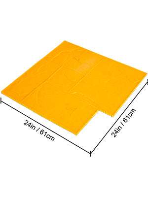 Concrete Stamp Mats 24x24" Set of 4 Stone Texture Skins-United States