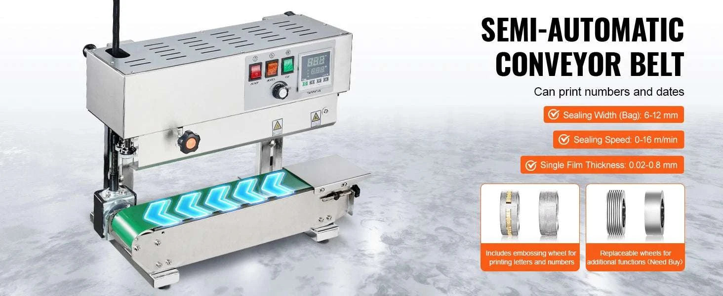 Continuous Band Sealer Machine with Digital Temperature Control-900MLS / spain